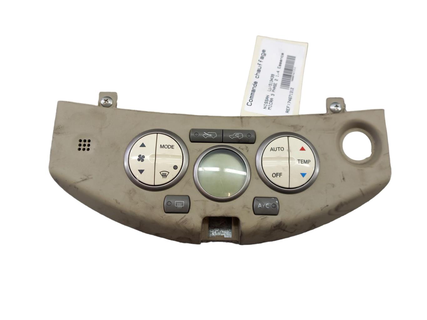 Commande chauffage NISSAN MICRA 3 PHASE 2 Essence - 1
