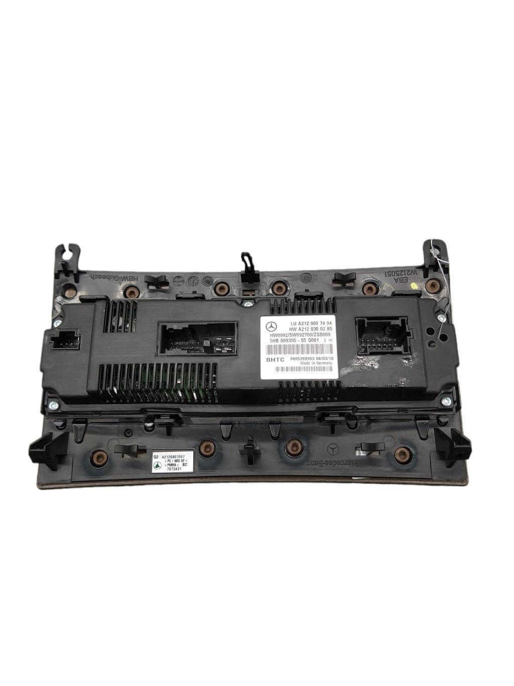 Commande chauffage MERCEDES CLASSE E 212 PHASE 1 Diesel - 1