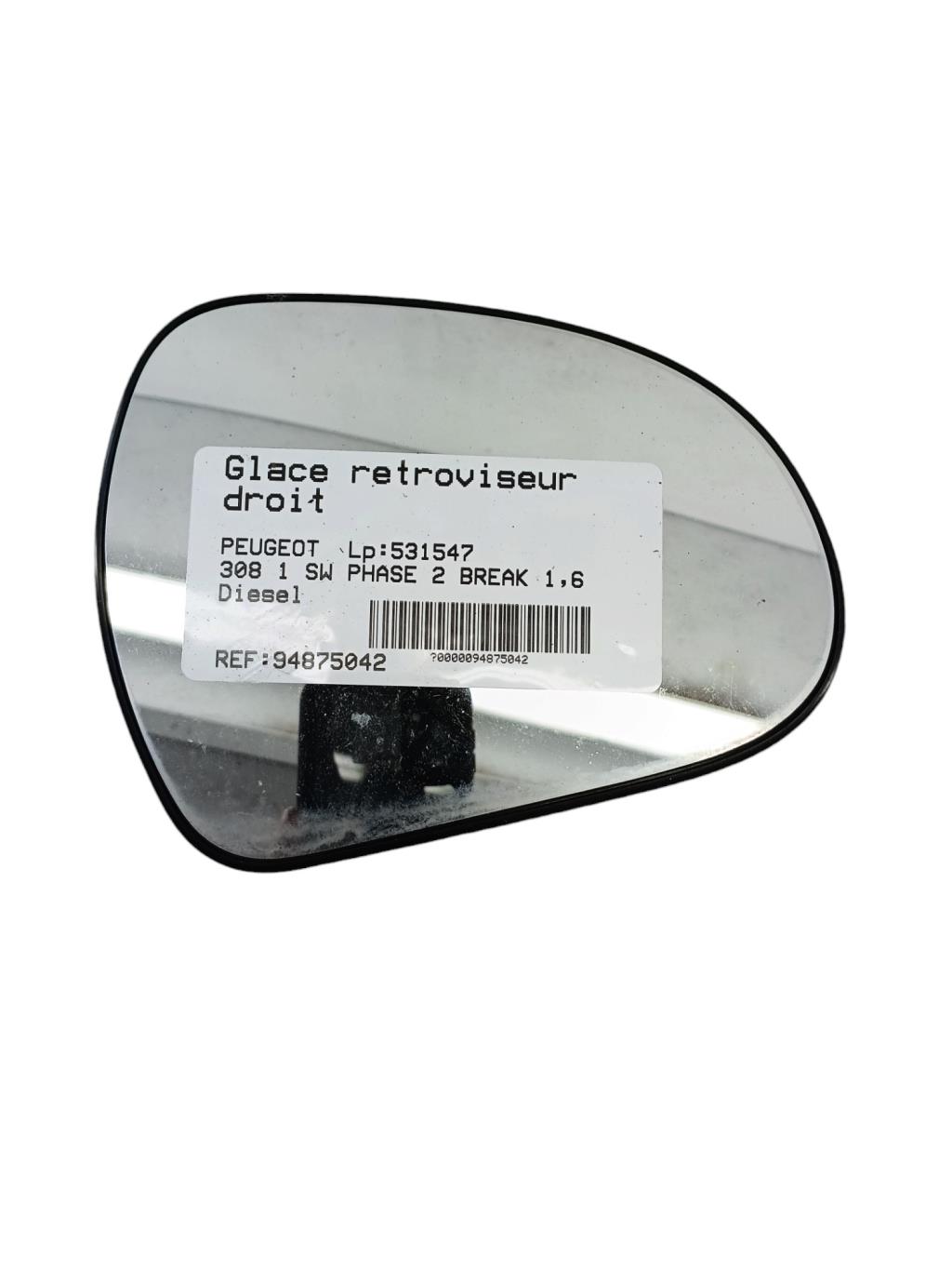 Vetro specchietto retrovisore destro PEUGEOT 308 1 SW PHASE 2 BREAK Diésel - 1