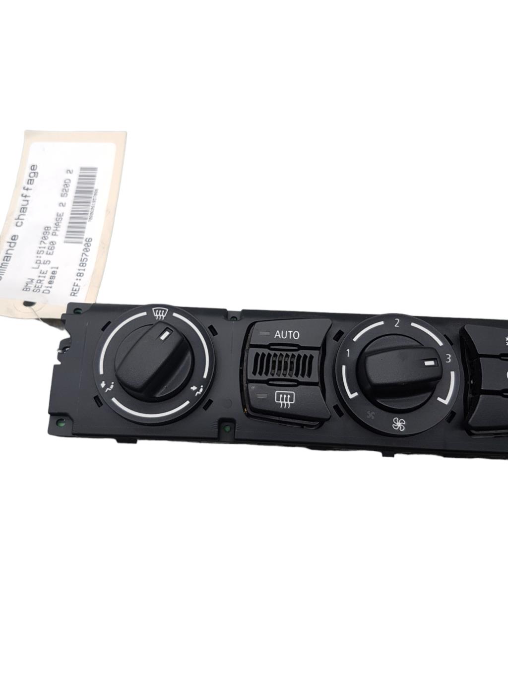 Commande chauffage BMW SERIE 5 E60 PHASE 1  - 1