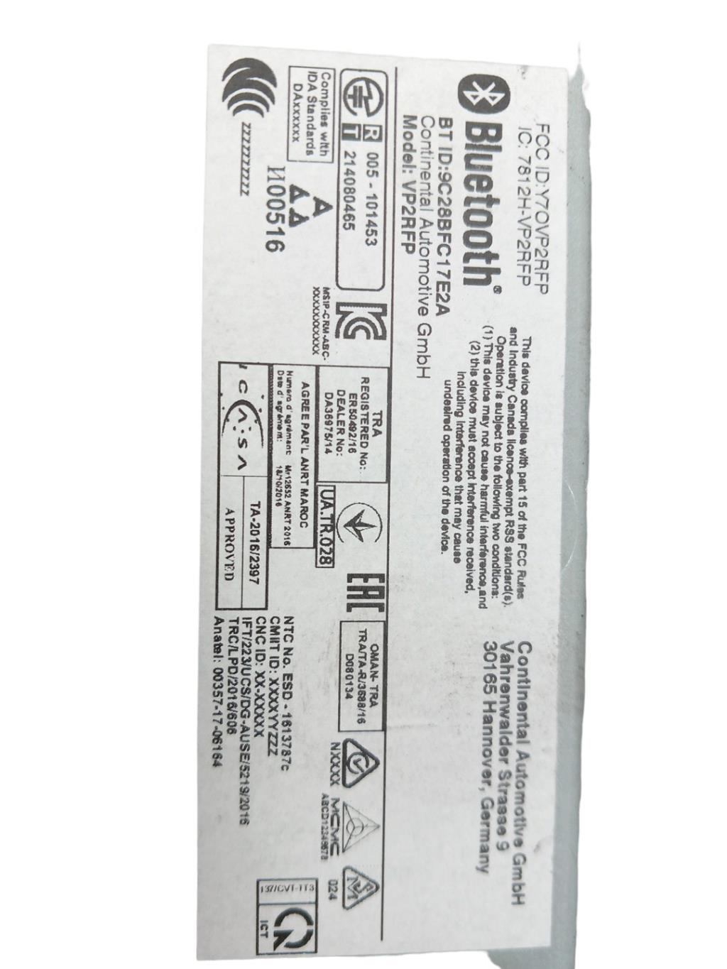 Autoradio originale FIAT 500 2 CABRIO PHASE 2  - 1