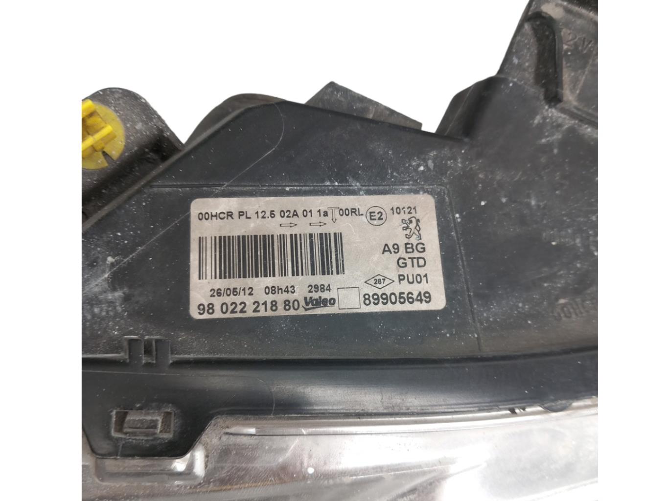 Gruppo ottico anteriore principale sinistro (luci)(faro) PEUGEOT 208 1 PHASE 1 Diésel - 1