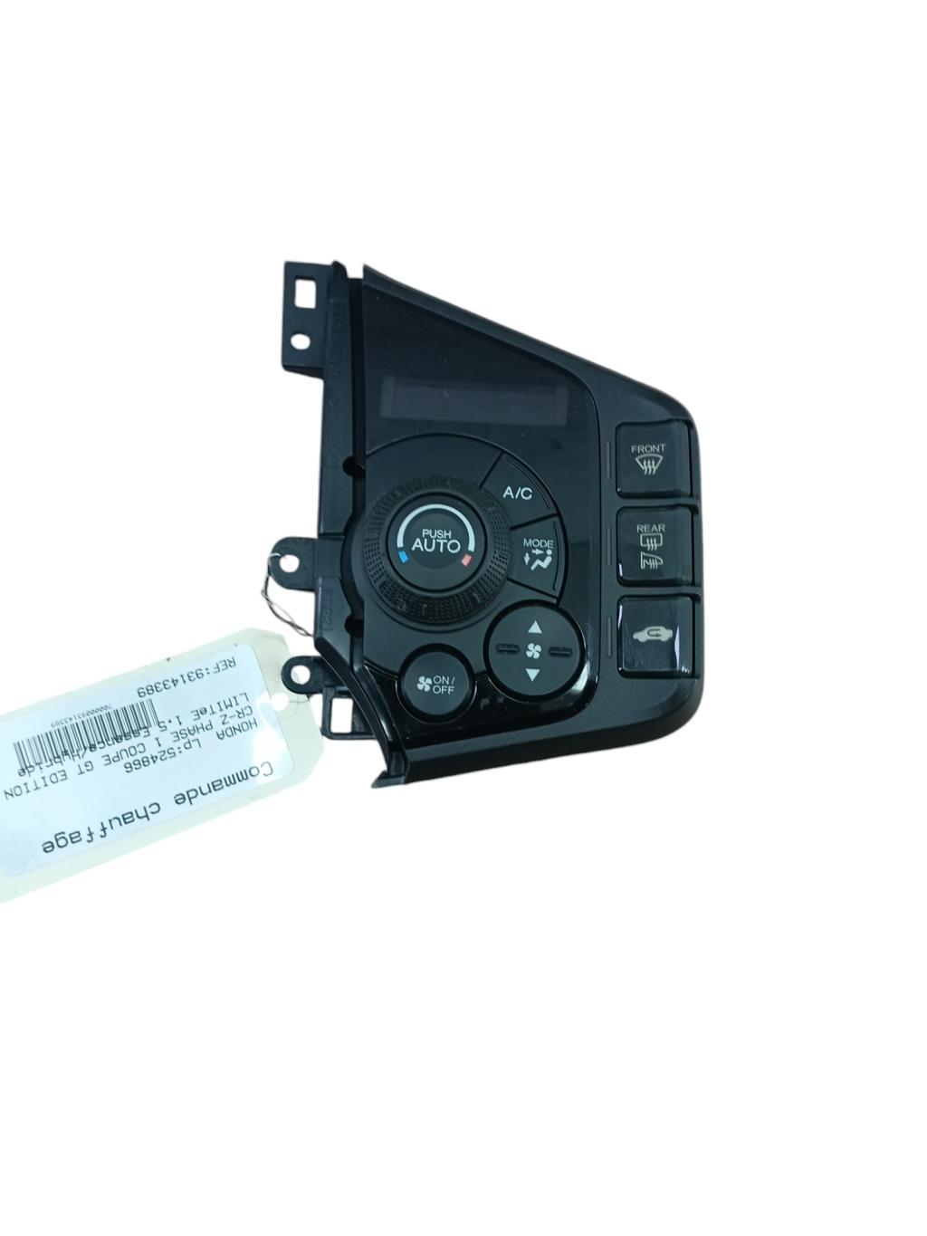 Commande chauffage HONDA CR-Z PHASE 1 COUPE Essence/Hybride - 1