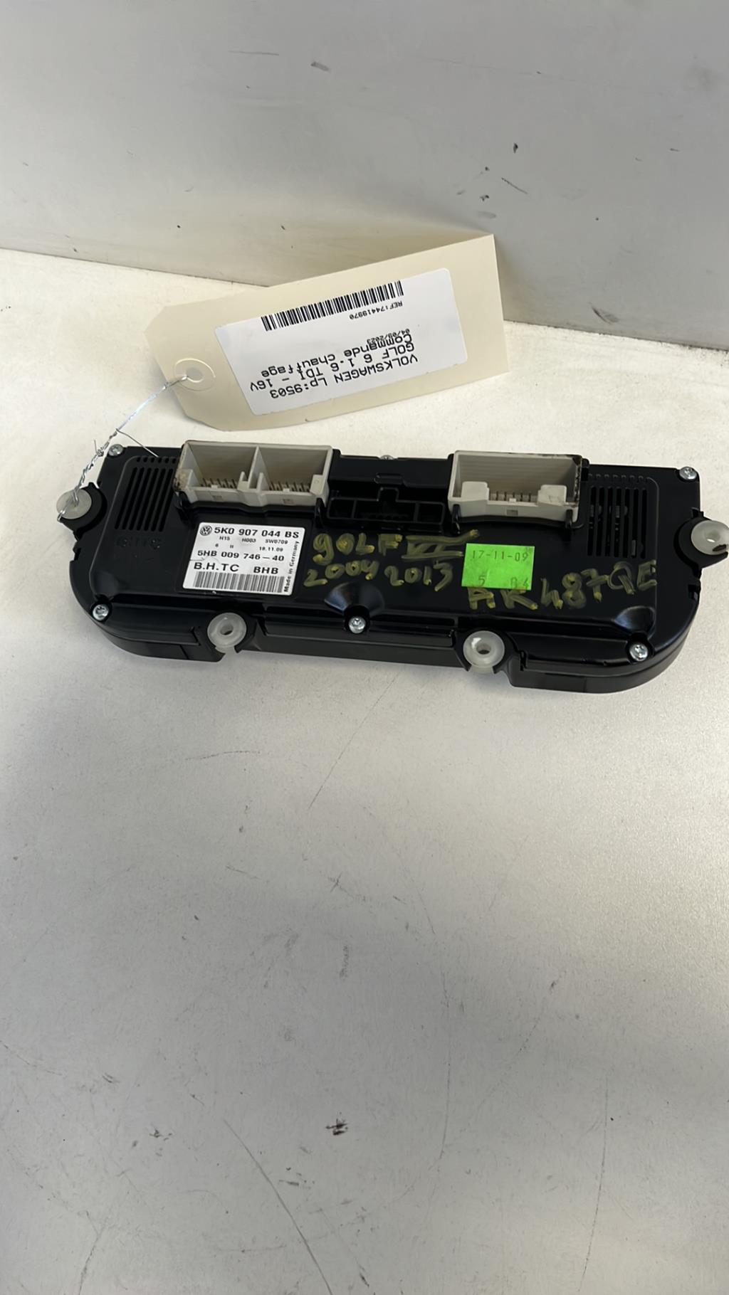 Commande chauffage VOLKSWAGEN GOLF 6 Diesel - 1