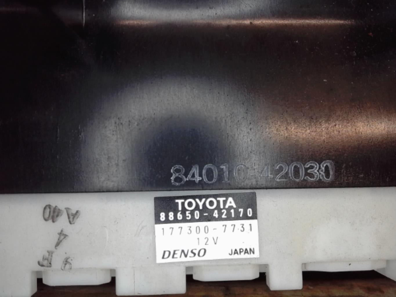 Commande chauffage TOYOTA RAV4 2 PHASE 2 Diesel - 1