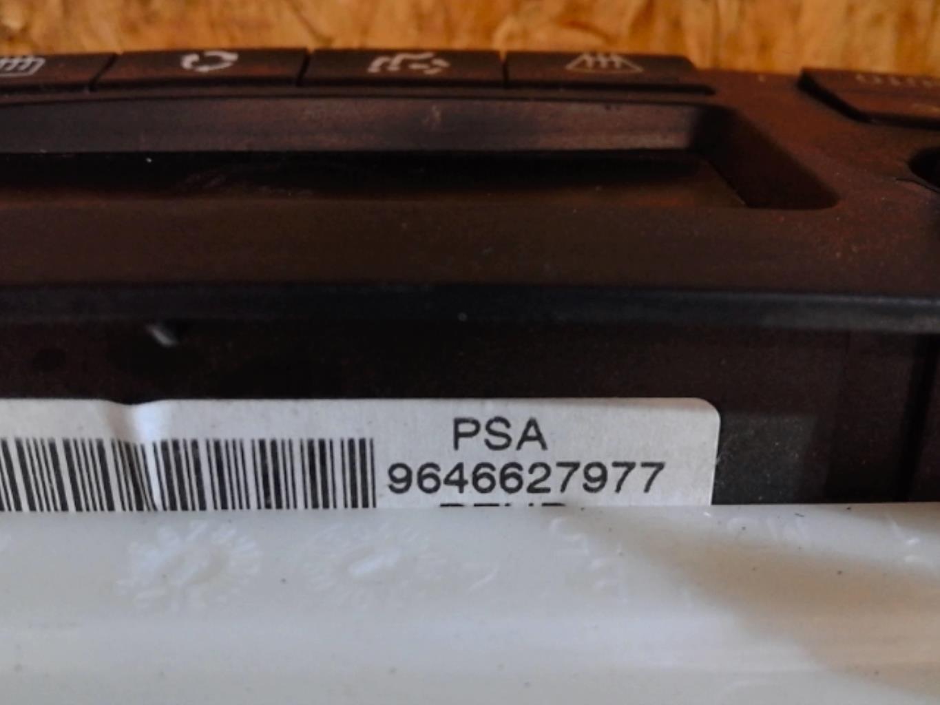Commande chauffage PEUGEOT 307 PHASE 1 Diesel - 1