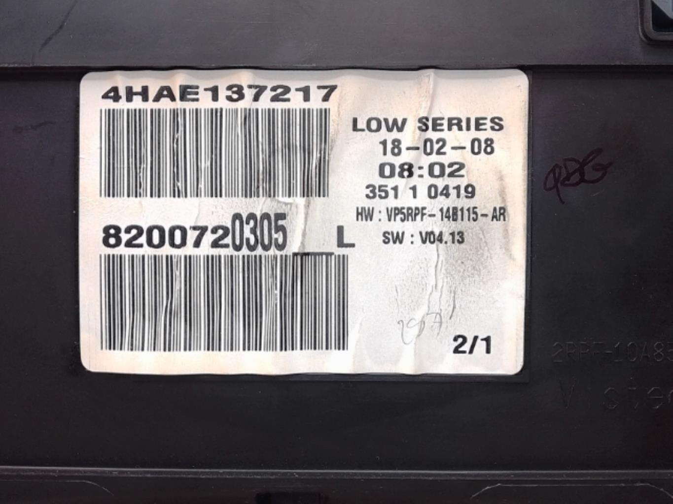 Compteur RENAULT MEGANE 2 PHASE 2 Diesel - 1