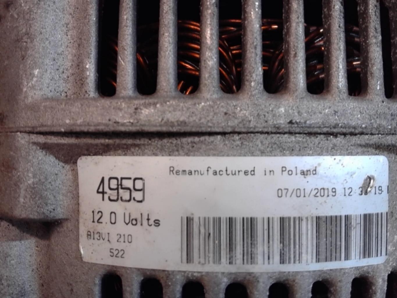 Alternateur RENAULT SCENIC 1 PHASE 1 Diesel - 1
