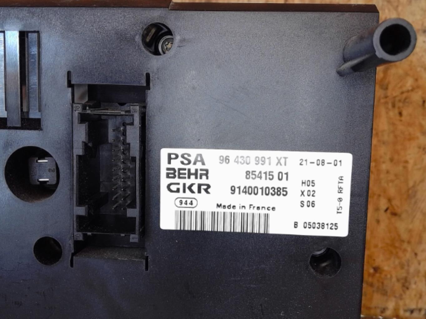 Commande chauffage PEUGEOT 307 PHASE 1 Diesel - 1