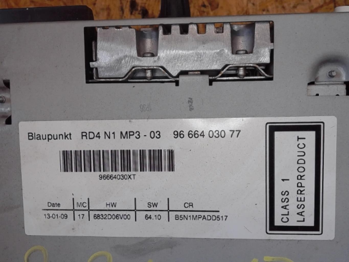 Autoradio d'origine CITROEN C4 1 PHASE 2 Diesel - 1