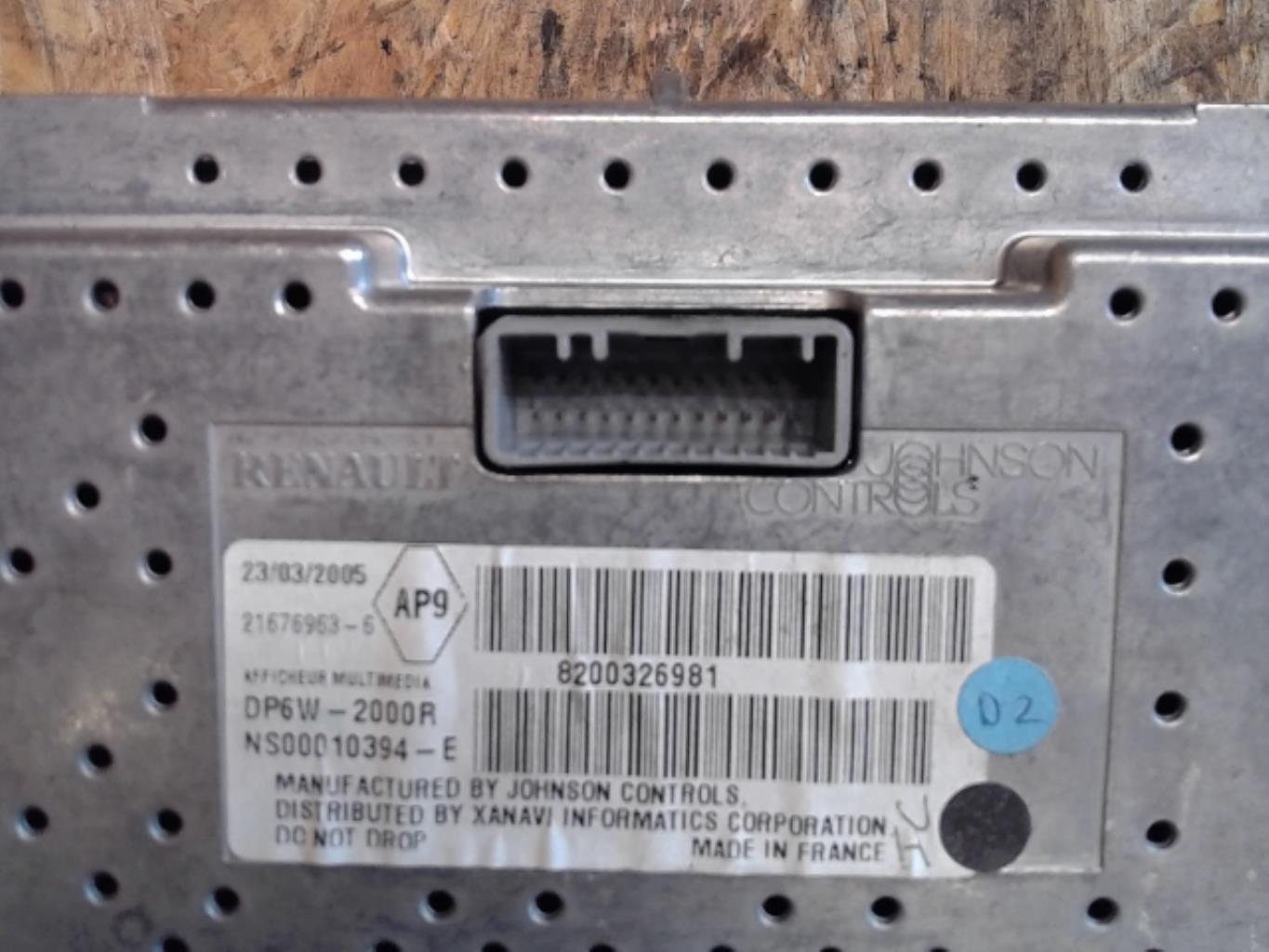 Ecran GPS RENAULT LAGUNA 2 PHASE 2 BREAK Diesel - 1