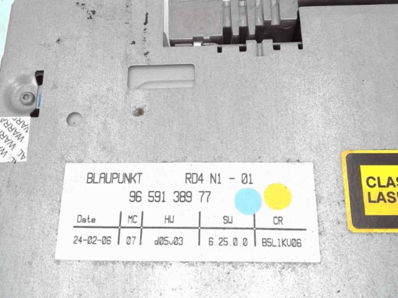 Autoradio d'origine CITROEN C4 1 PHASE 1 Diesel - 1