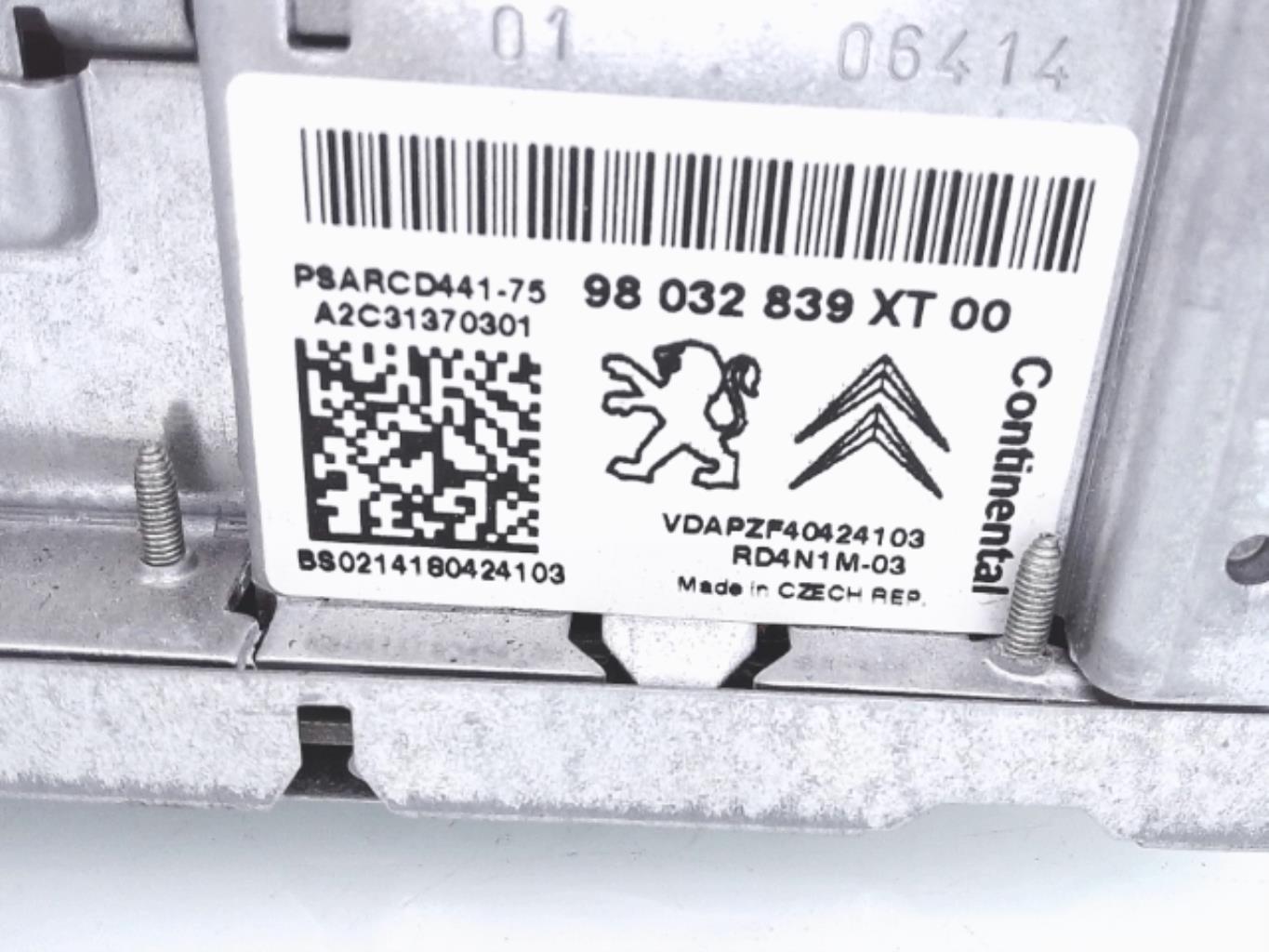 Autoradio d'origine CITROEN C3 2 PHASE 2 Diesel - 1