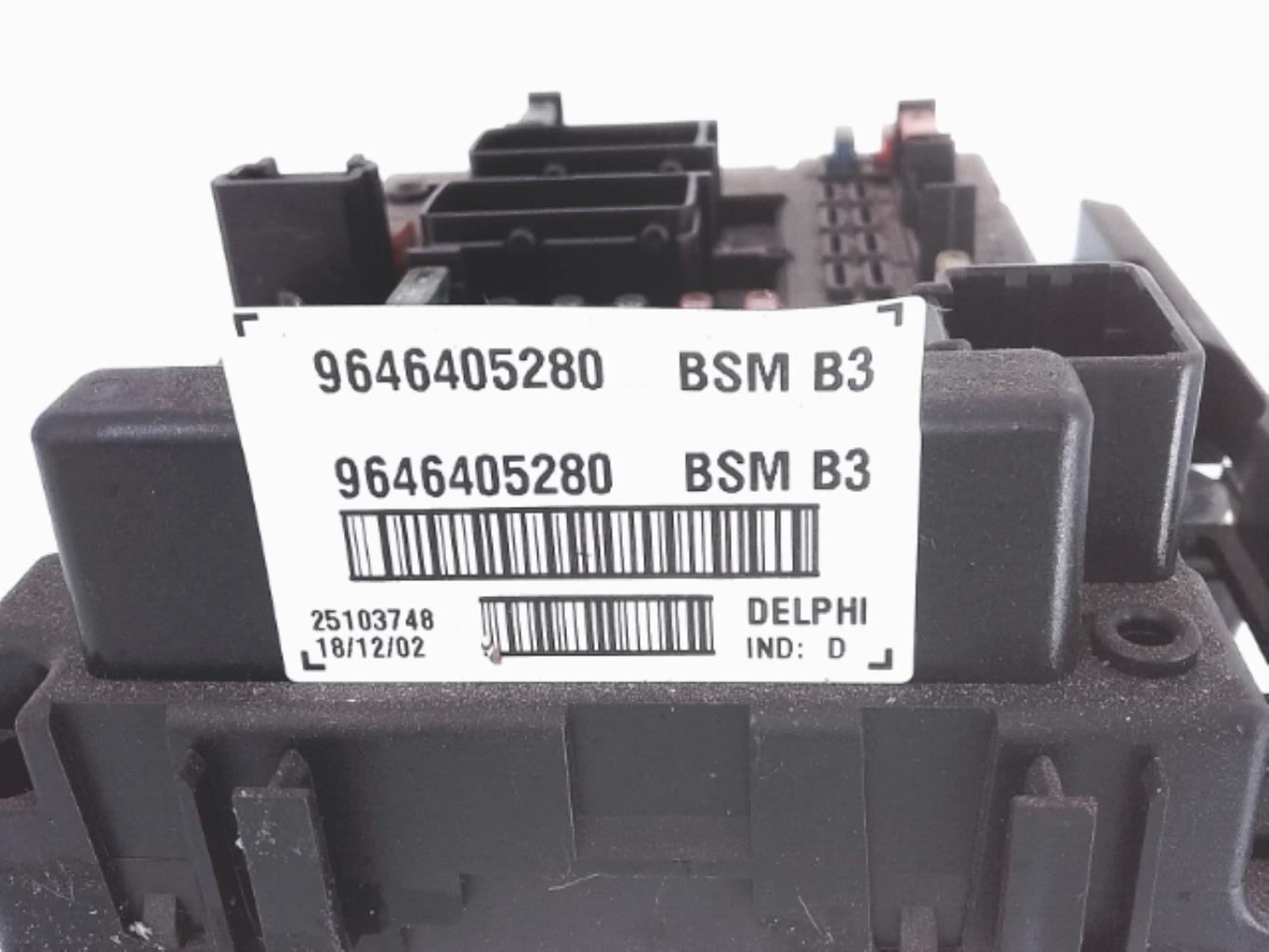 Boitier servitude moteur (BSM) PEUGEOT 307 PHASE 1 BREAK Diesel - 1