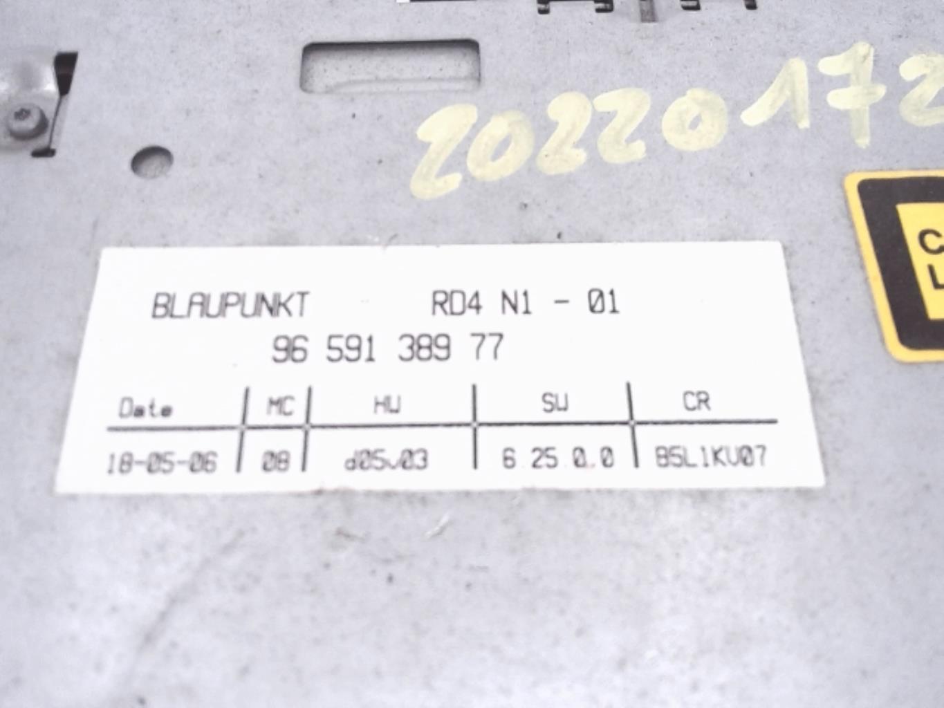 Autoradio d'origine CITROEN C4 1 PHASE 1 COUPE Diesel - 1