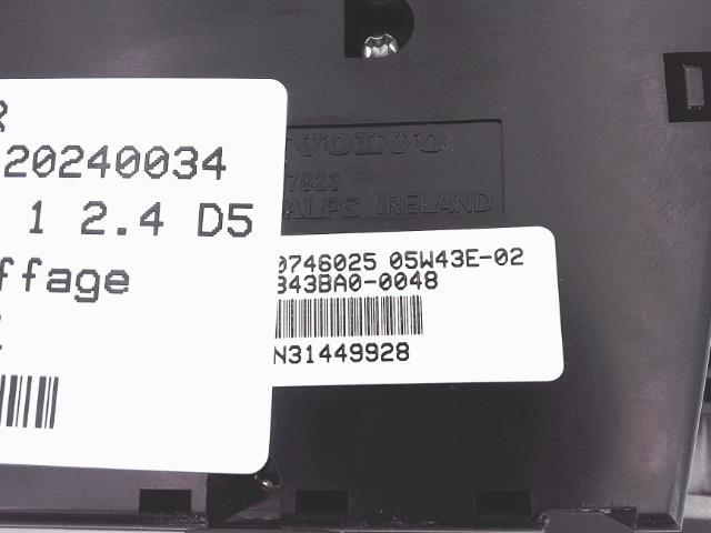 Commande chauffage VOLVO XC 90 1 PHASE 1 Diesel - 1