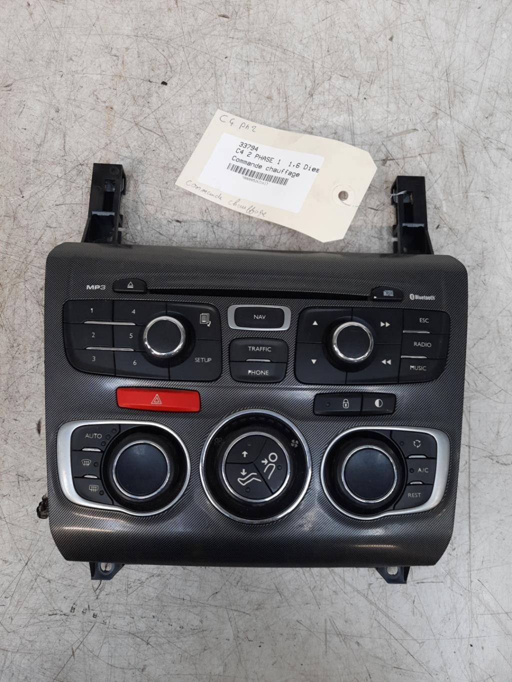 Commande chauffage CITROEN C4 2 PHASE 1 Diesel - 1