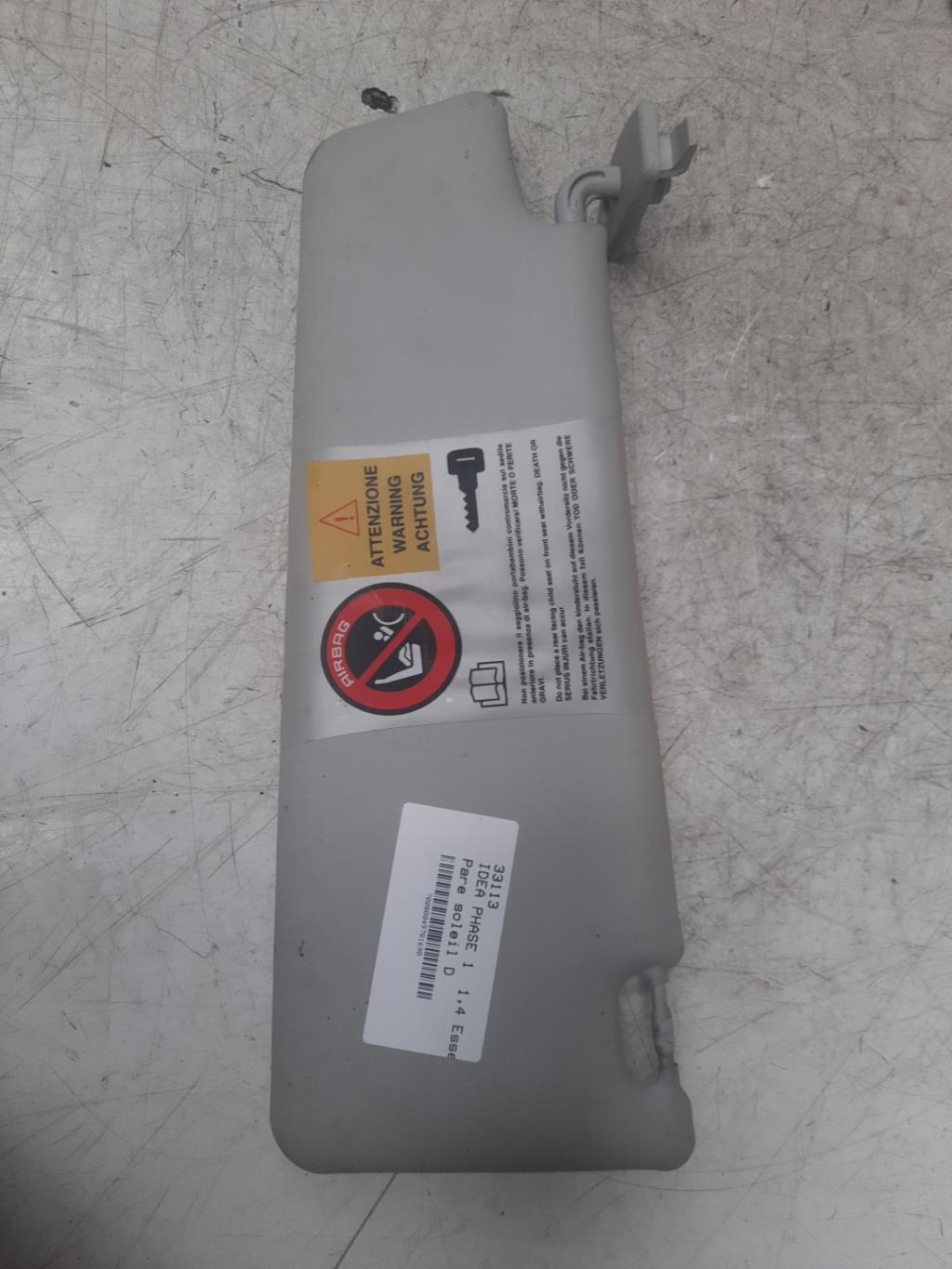 Visiera parasole destra FIAT IDEA PHASE 1 Gasolina - 1