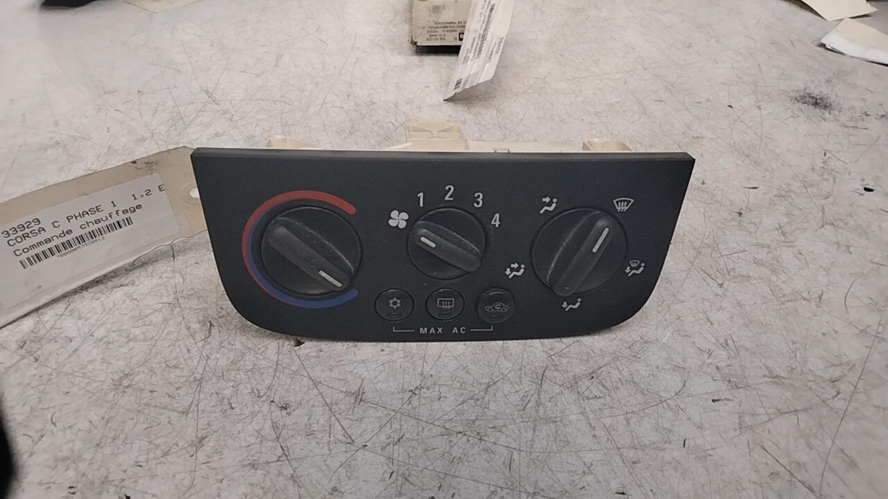 Commande chauffage OPEL CORSA C PHASE 1 Essence - 1