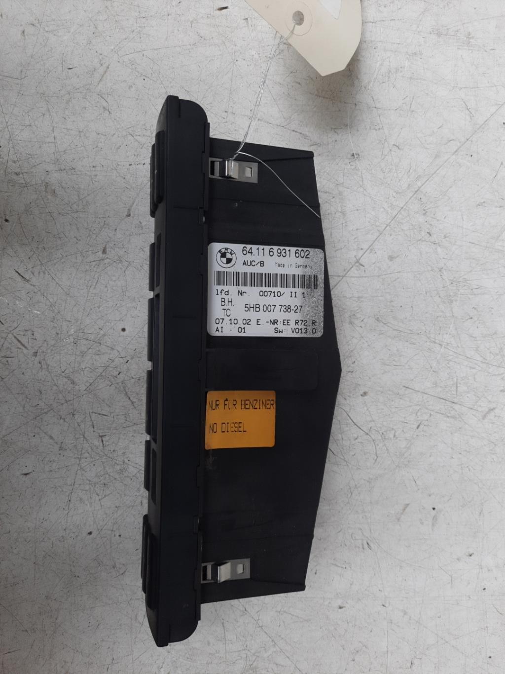 Commande chauffage BMW SERIE 3 E46 CABRIO PHASE 1 Essence - 1