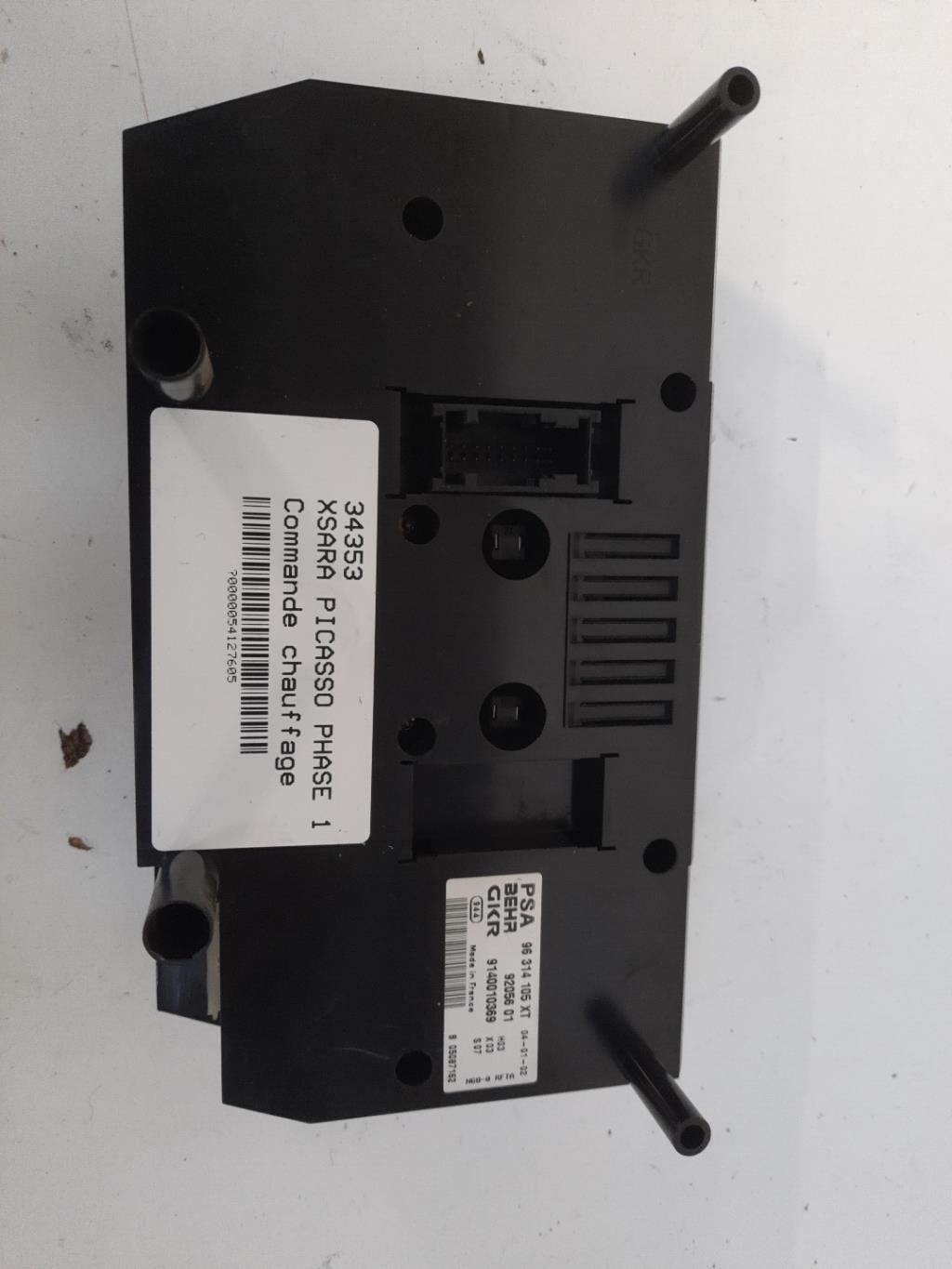 Commande chauffage CITROEN XSARA PICASSO PHASE 1 Diesel - 1