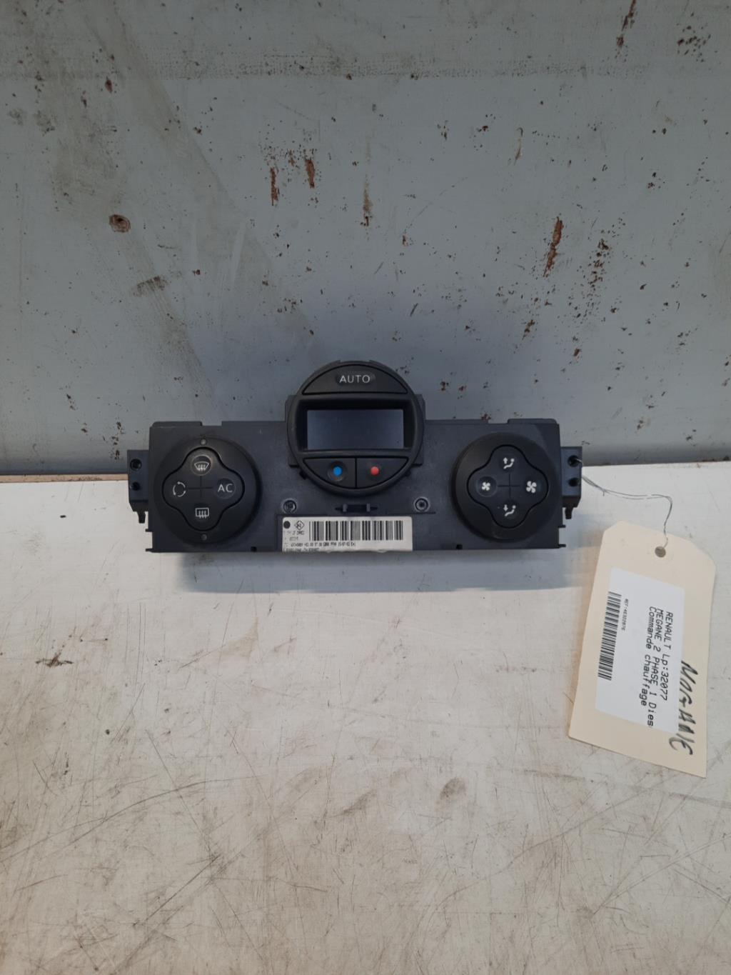 Commande chauffage RENAULT MEGANE 2 PHASE 1 Diesel - 1