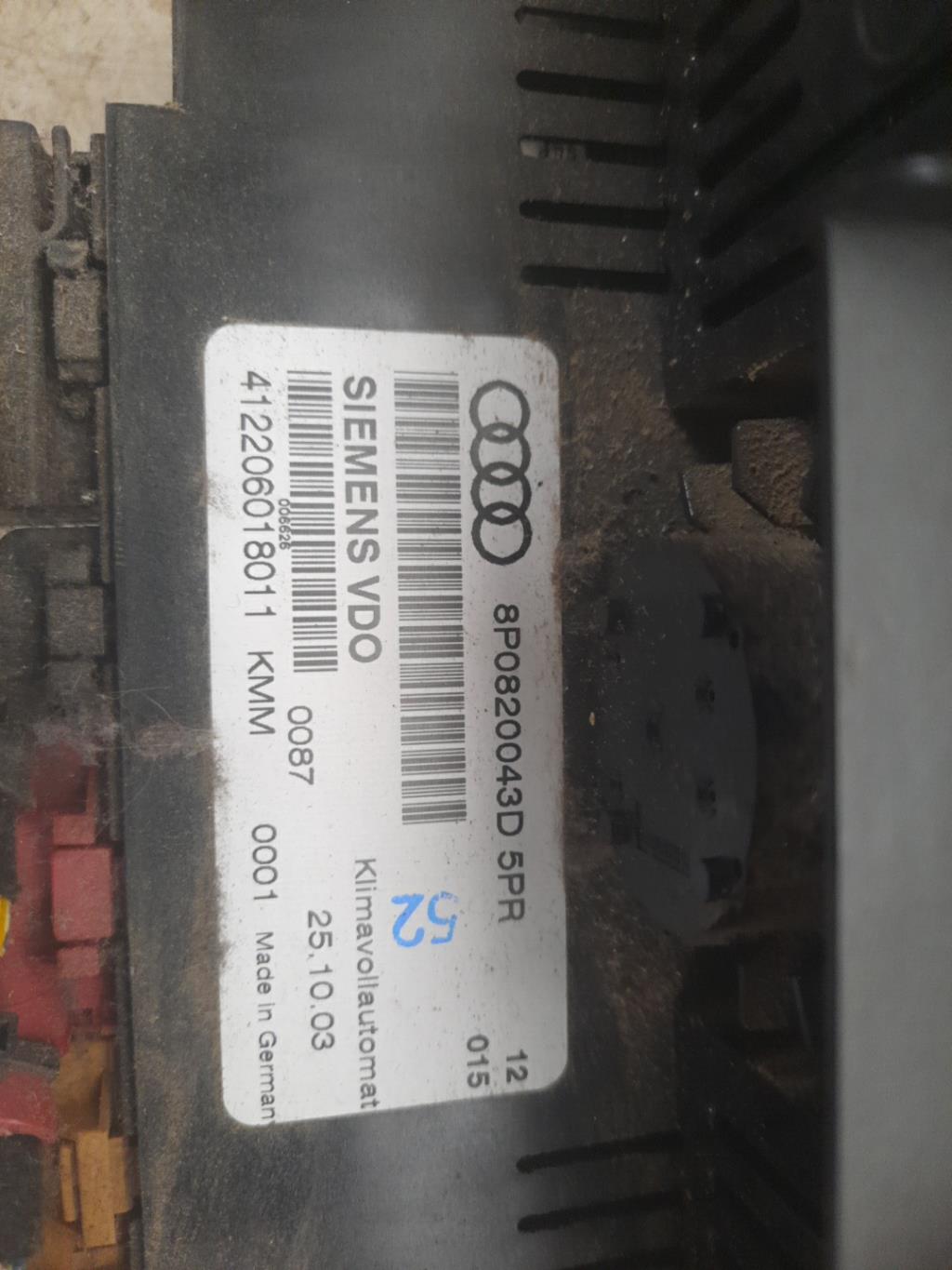 Commande chauffage AUDI A3 2 PHASE 1 Diesel - 1