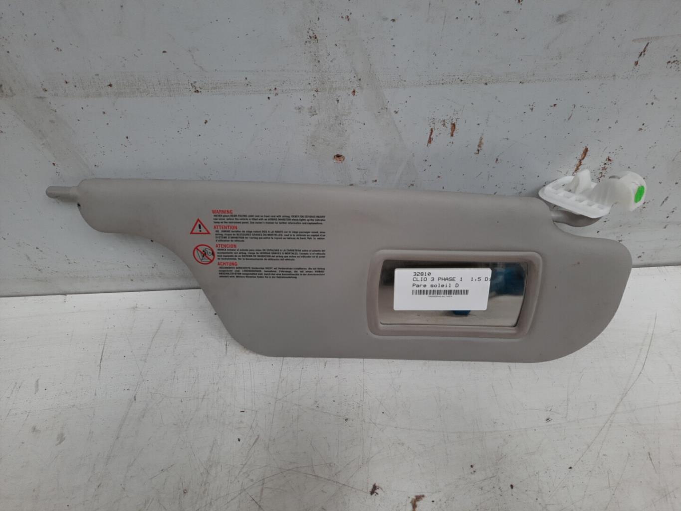 Visiera parasole destra RENAULT CLIO 3 PHASE 1 Diésel - 1