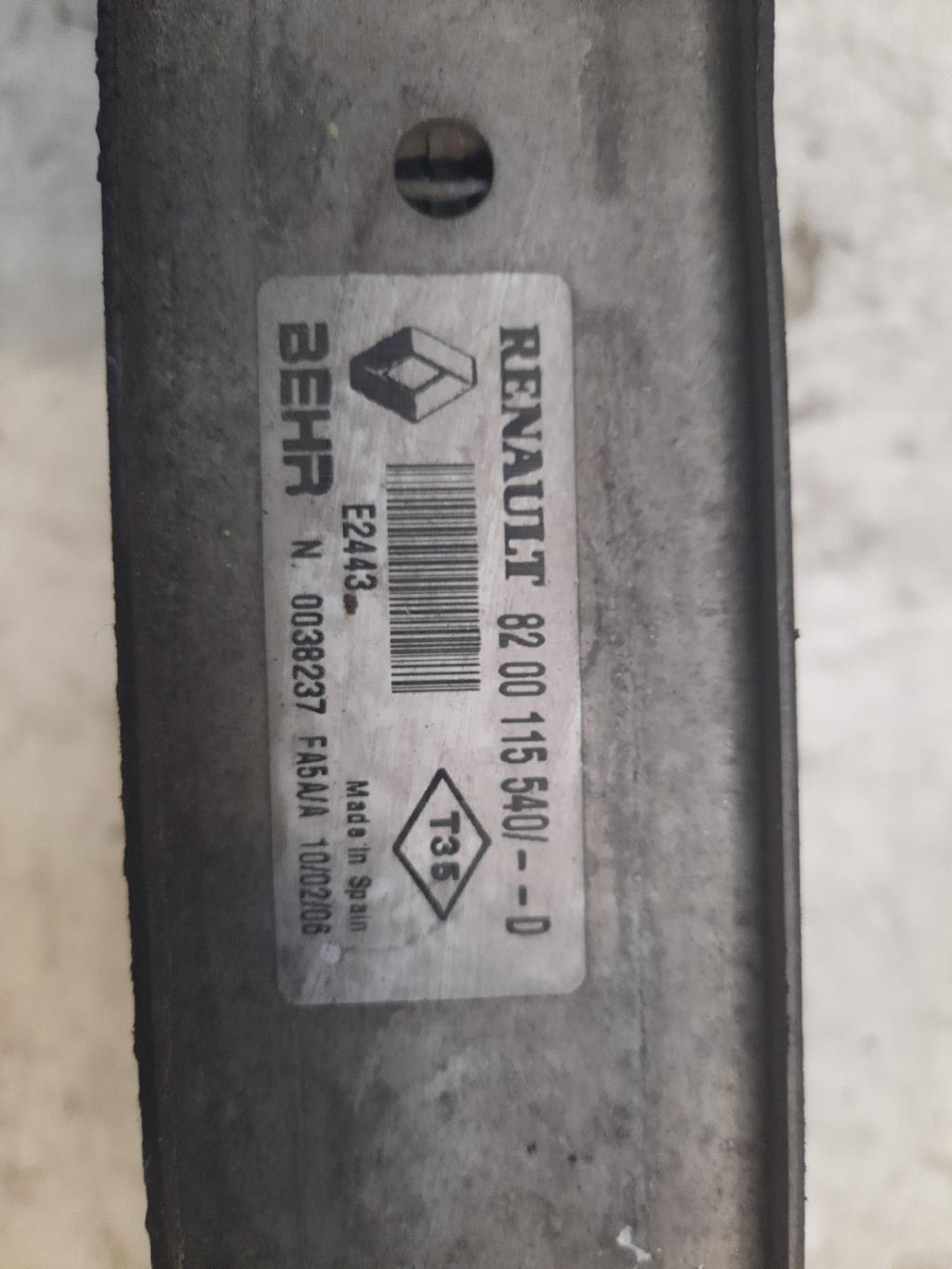Echangeur air (Intercooler) RENAULT SCENIC 2 PHASE 1 Diesel - 1