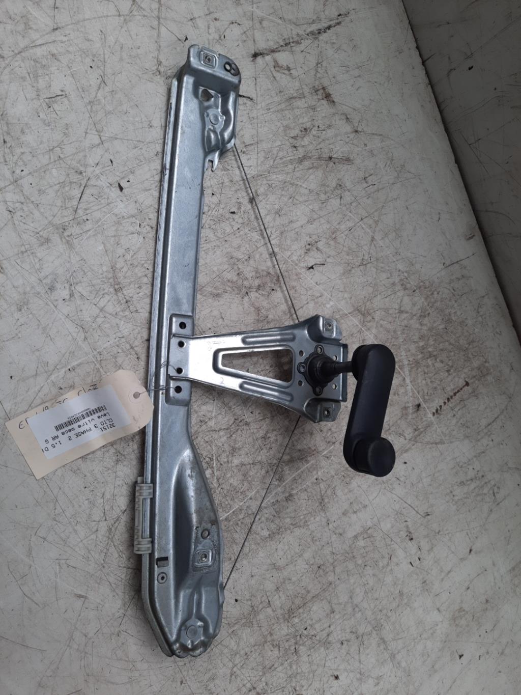 Alzacristalli manuale posteriore sinistro RENAULT CLIO 3 PHASE 2 Diésel - 1