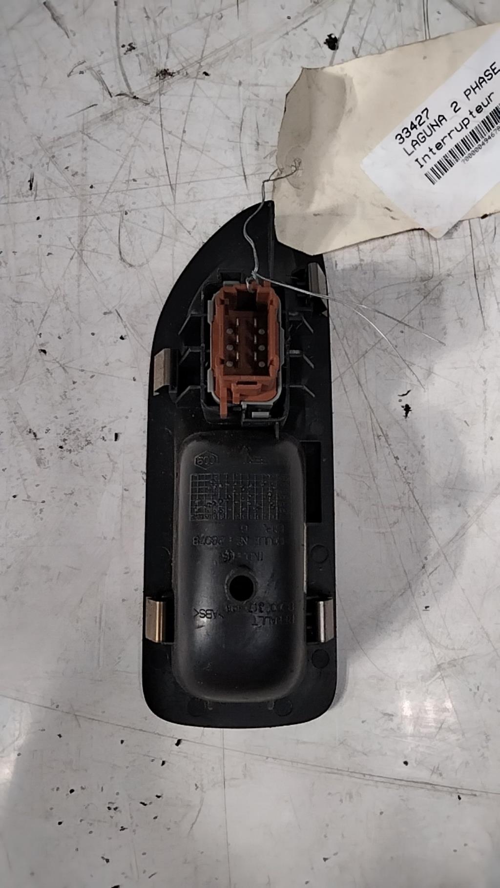 Interruttore lavacristalli posteriore sinistro RENAULT LAGUNA 2 PHASE 2 Gasolina - 1