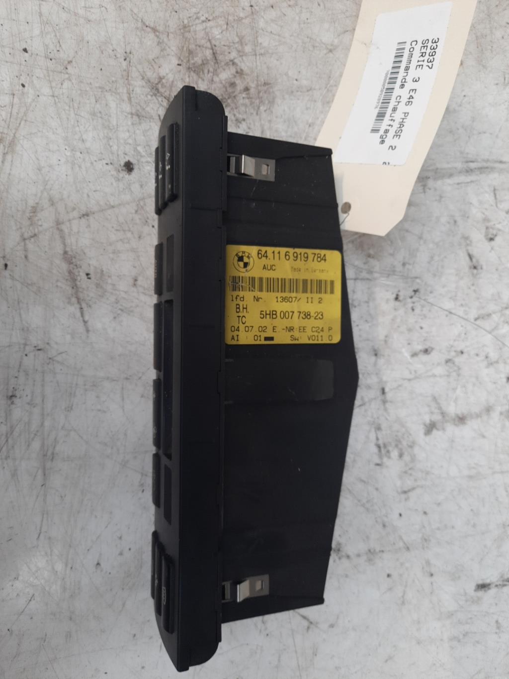 Commande chauffage BMW SERIE 3 E46 PHASE 2 Diesel - 1