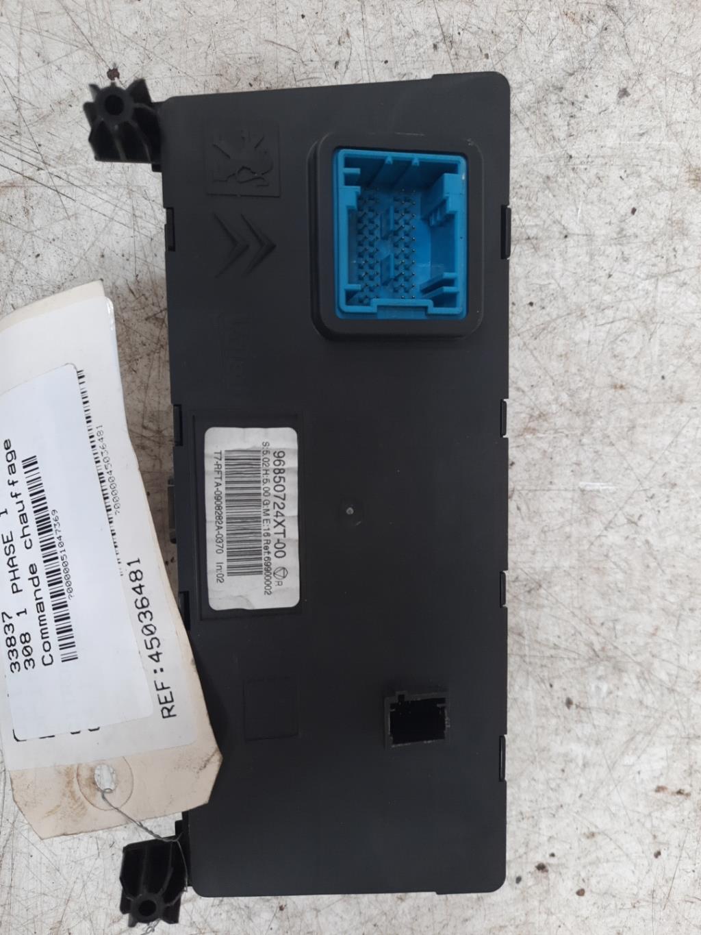 Commande chauffage PEUGEOT 308 1 PHASE 1 Diesel - 1