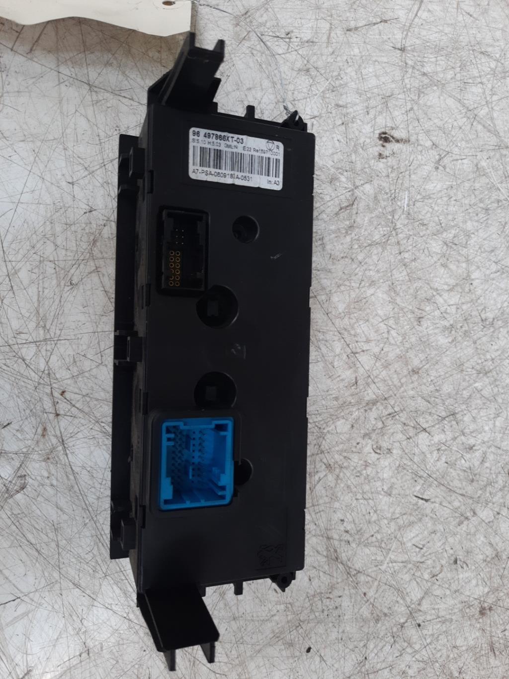Commande chauffage PEUGEOT 207 PHASE 1 Diesel - 1