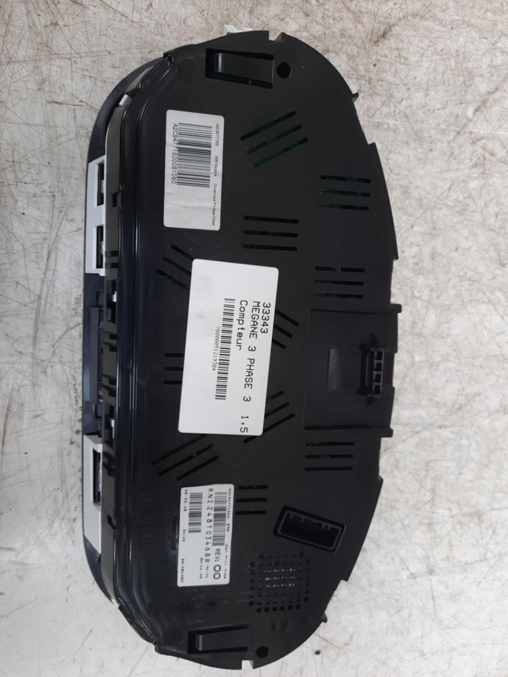 Compteur RENAULT MEGANE 3 PHASE 3 Diesel - 1