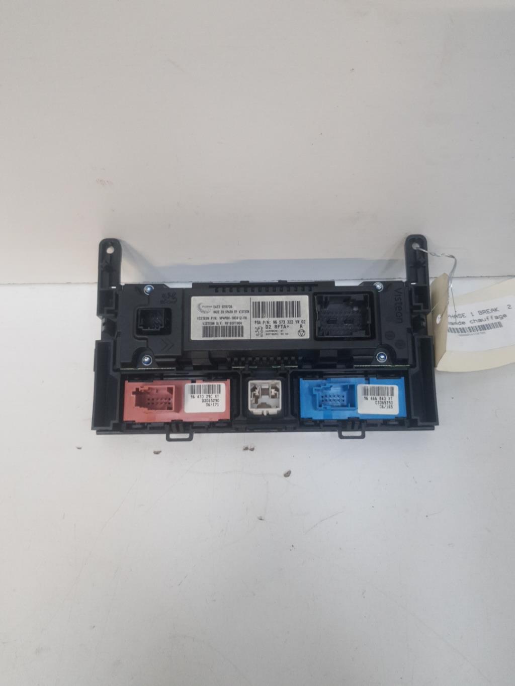 Commande chauffage PEUGEOT 407 PHASE 1 BREAK  - 1