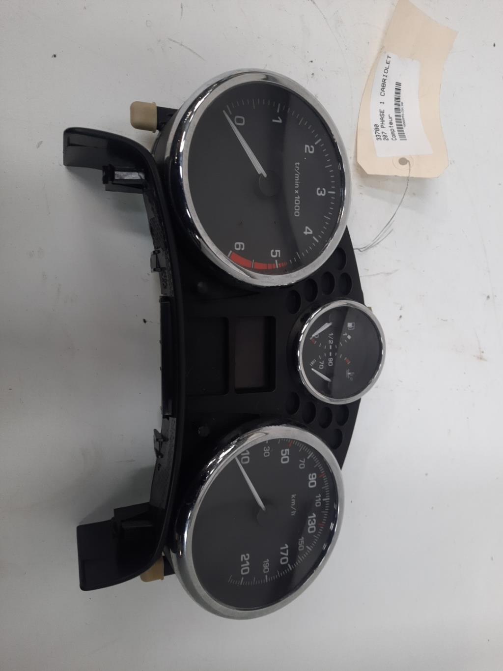 Compteur PEUGEOT 207 PHASE 1 CABRIOLET Diesel - 1