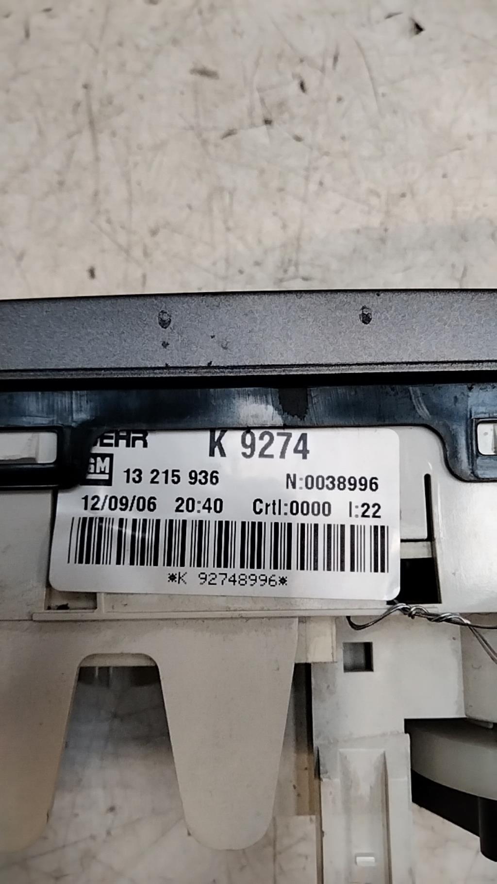 Commande chauffage OPEL MERIVA A PHASE 2 Essence - 1