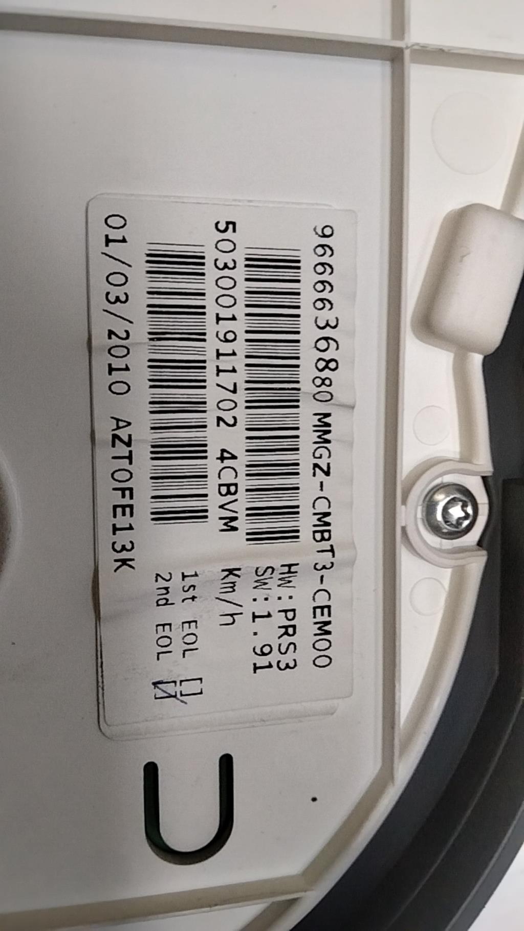 Compteur PEUGEOT 206+ Diesel - 1
