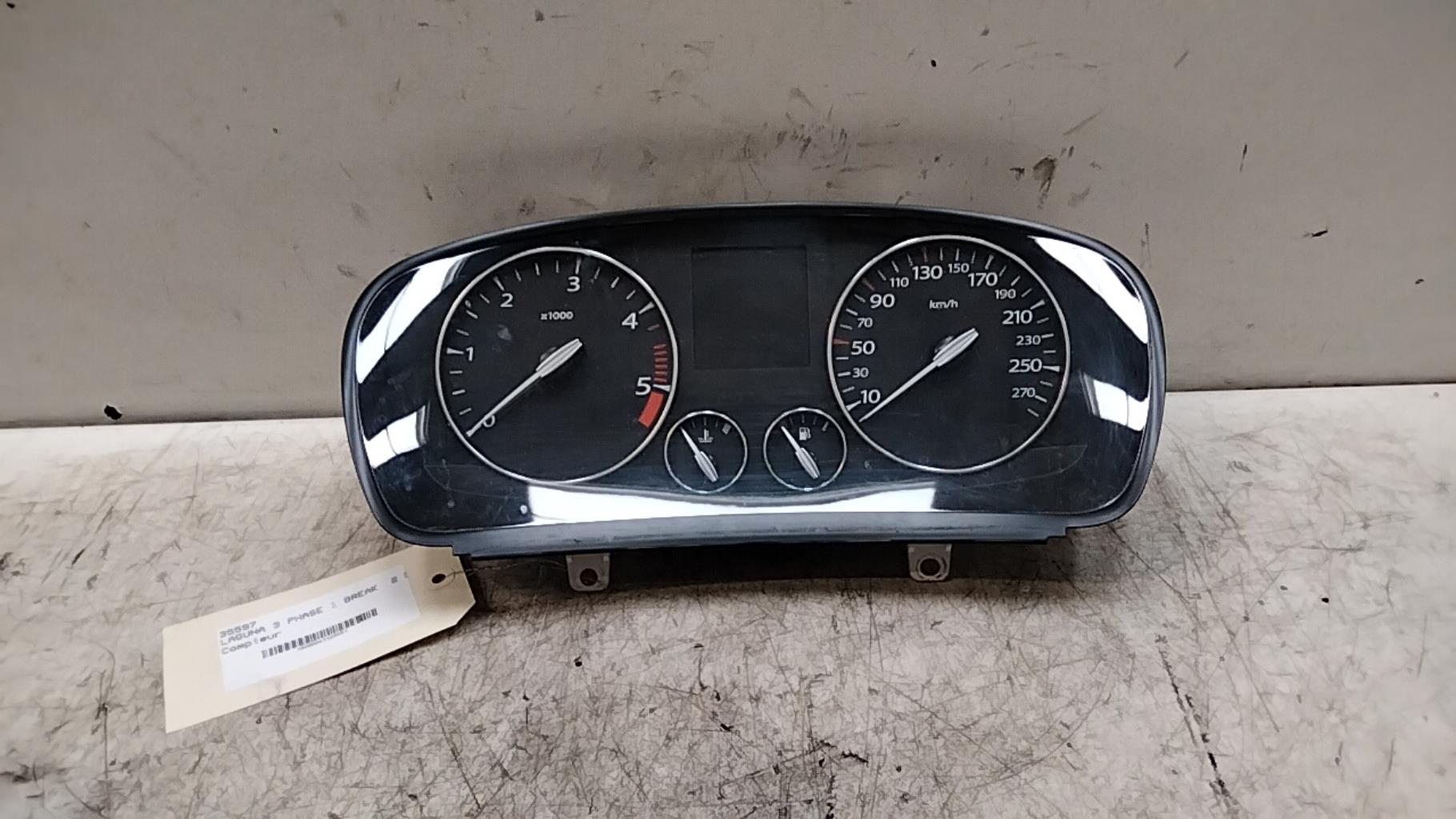 Compteur RENAULT LAGUNA 3 PHASE 1 BREAK Diesel - 1
