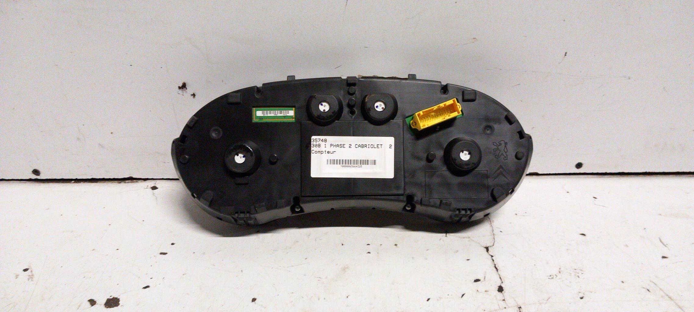 Compteur PEUGEOT 308 1 PHASE 2 CABRIOLET  - 1