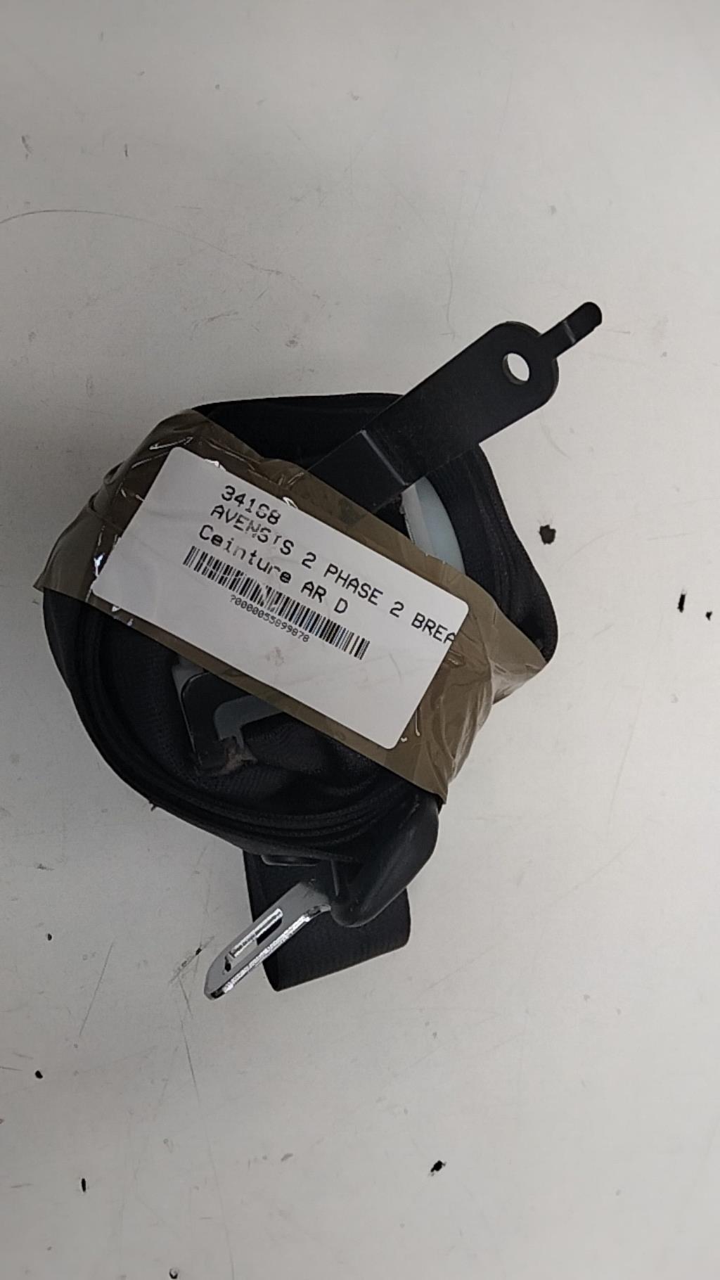 Cintura di sicurezza posteriore destra TOYOTA AVENSIS 2 PHASE 2 BREAK Diésel - 1