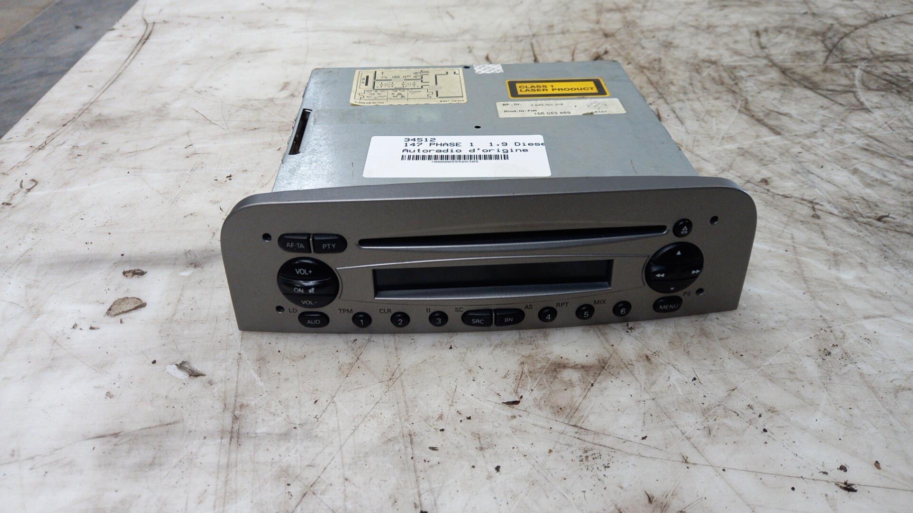 Autoradio originale ALFA ROMEO 147 PHASE 1 Diésel - 1