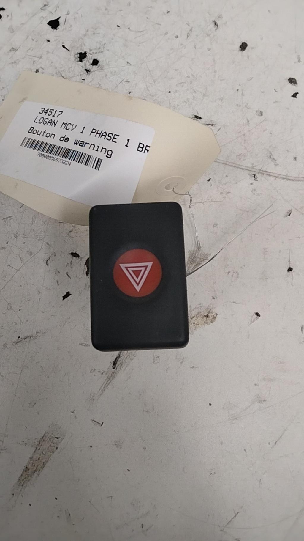 Bouton de warning DACIA LOGAN MCV 1 PHASE 1 BREAK Diesel - 1