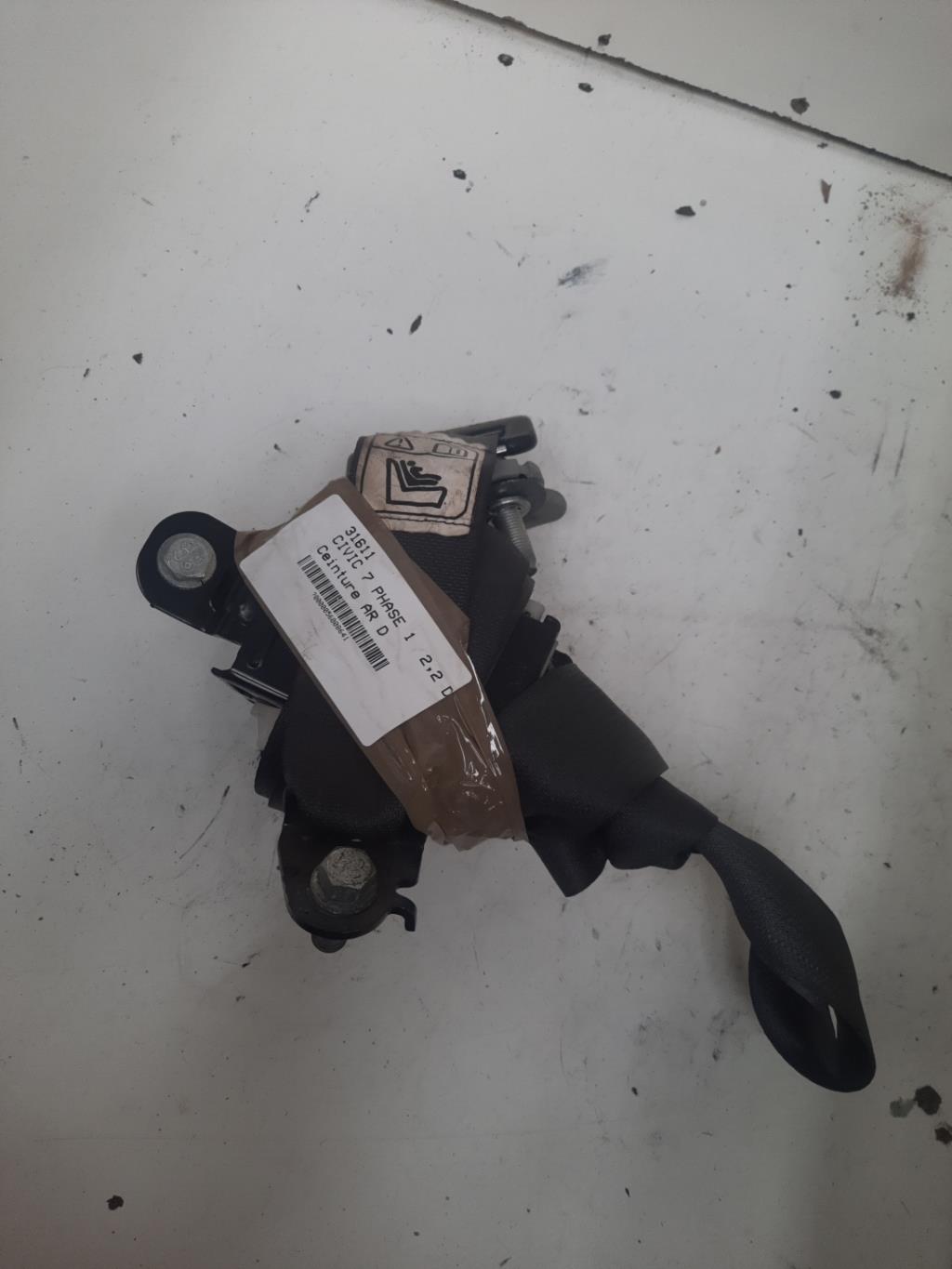 Cintura di sicurezza posteriore destra HONDA CIVIC 8 PHASE 1 Diésel - 1
