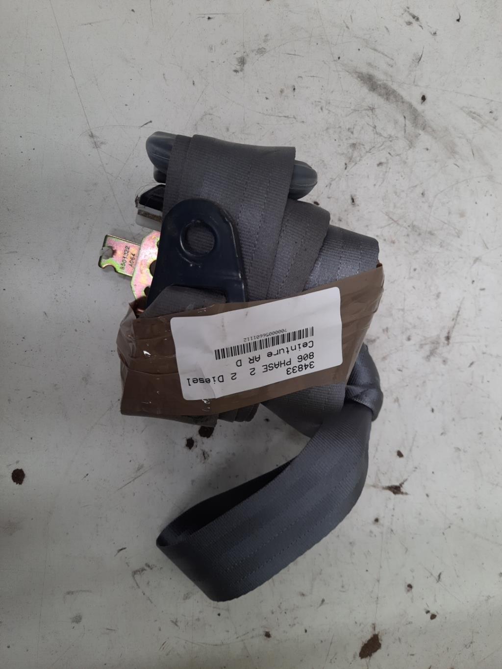 Cintura di sicurezza posteriore destra PEUGEOT 806 PHASE 2 Diésel - 1
