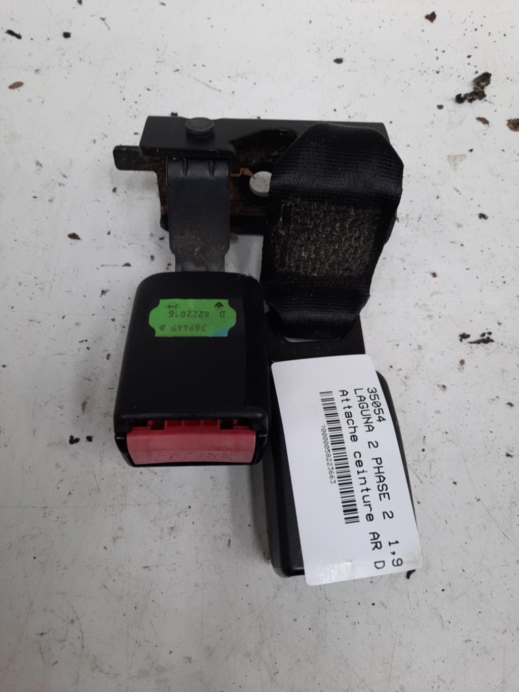Aggancio cintura sicurezza posteriore destro RENAULT LAGUNA 2 PHASE 2  - 1