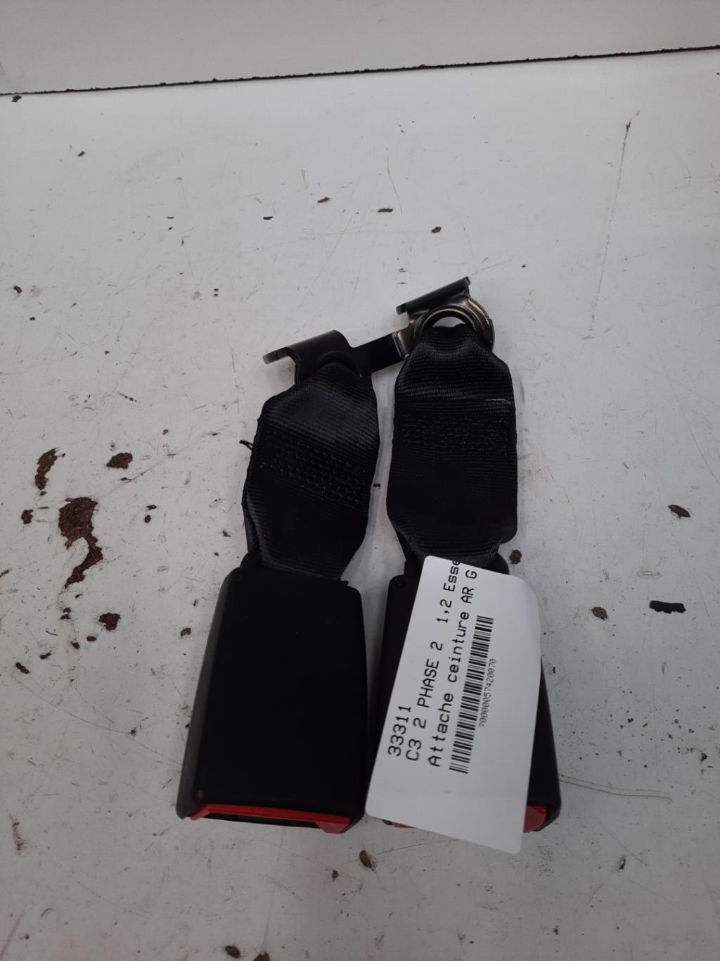 Aggancio cintura sicurezza posteriore sinistro CITROEN C3 2 PHASE 2 Gasolina - 1