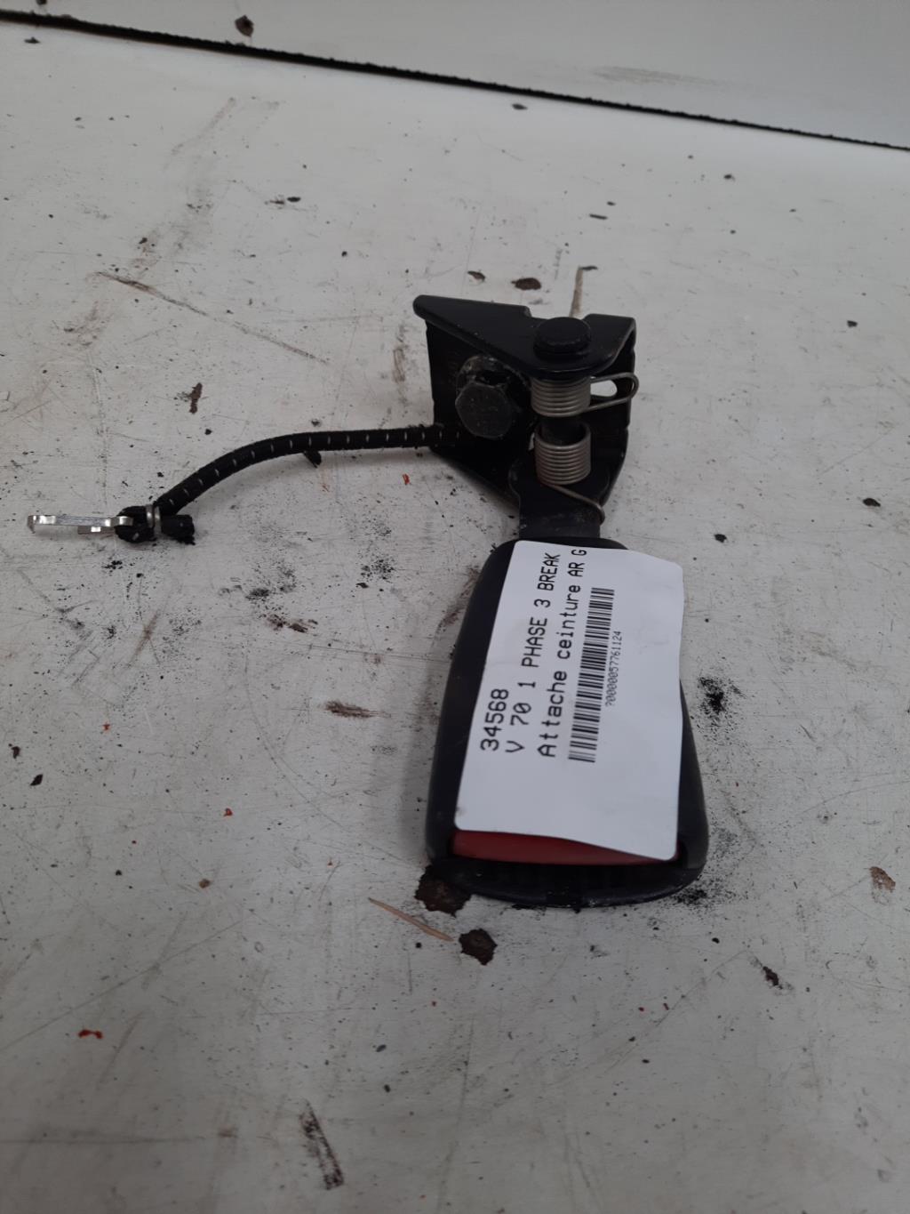 Aggancio cintura sicurezza posteriore sinistro VOLVO V 70 1 PHASE 3 BREAK Diésel - 1
