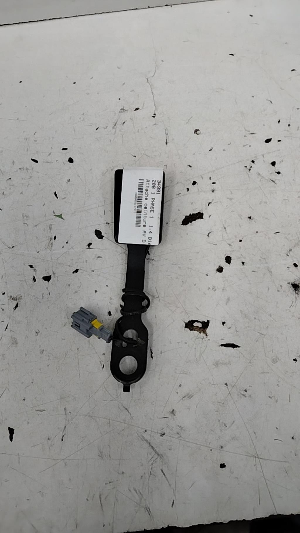 Aggancio cintura sicurezza anteriore destro PEUGEOT 208 1 PHASE 1 Diésel - 1